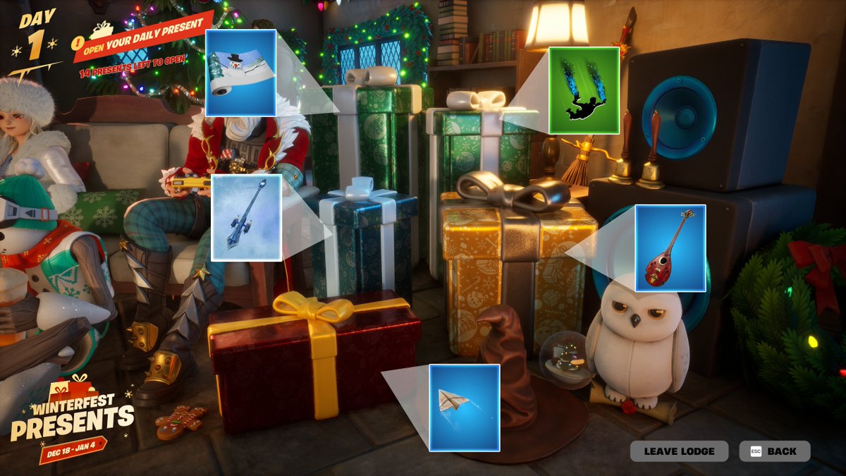 FortniteDotGG's tweet image. All Fortnite Winterfest 2025 Presents
fortnite.gg/winterfest