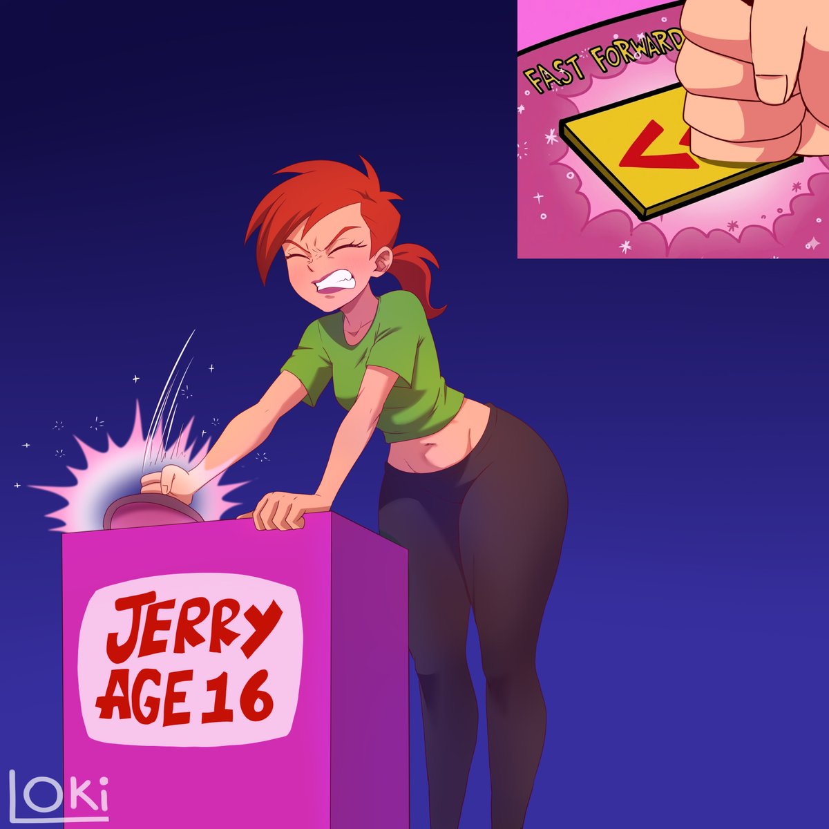 LokiDrawsArt tweet media