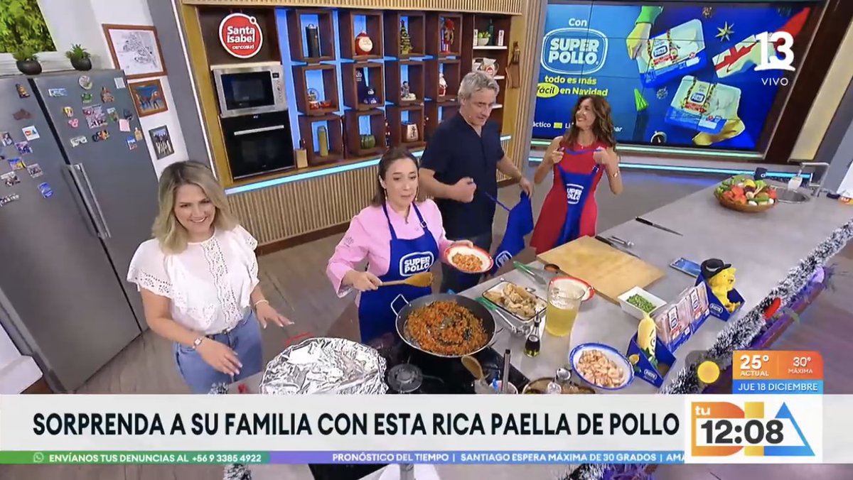 tudia_13's tweet image. AHORA EN #TuDia13 | Sorprenda a su familia con esta rica paella de pollo

EN VIVO👉 13.cl/en-vivo