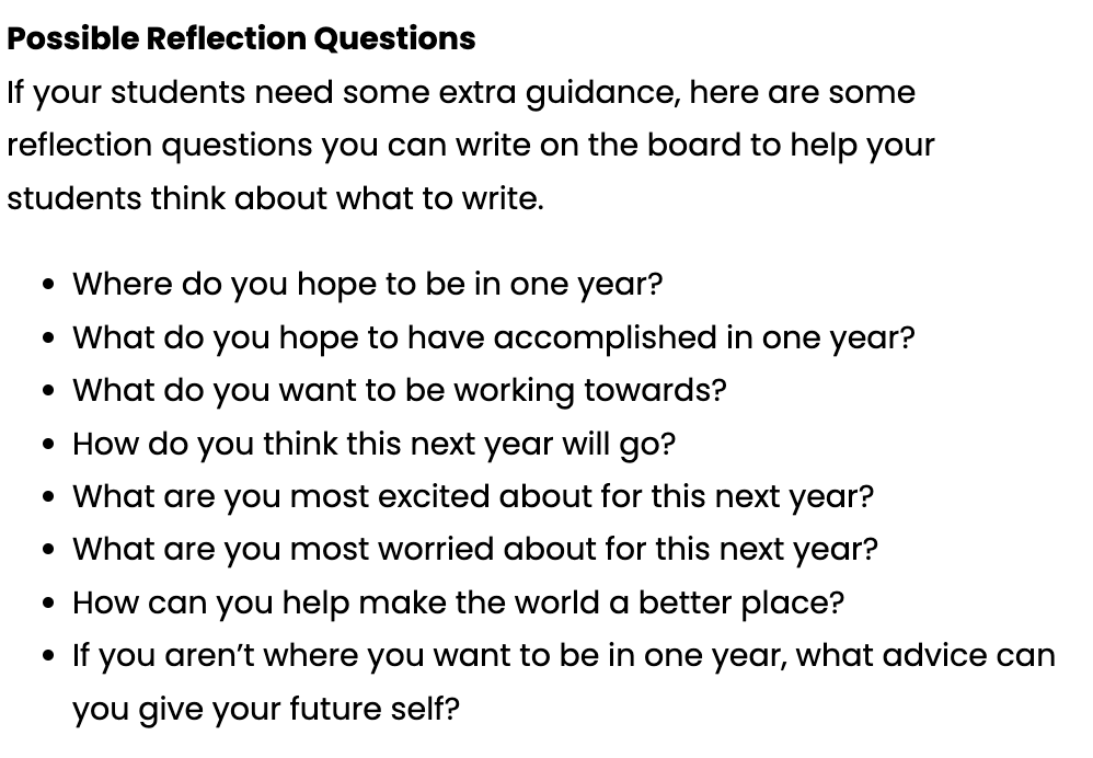 teacher2teacher's tweet photo. 💌 A self-addressed, stamped envelope from each S is all you need for this powerful end-of-year reflection, via T @DaringEnglish:
https://t.co/p6wGKHK3tK
#BiteSizedPD https://t.co/sSkpKMaEVu