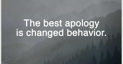 TrainingMindful's tweet image. #apology #change #behavior