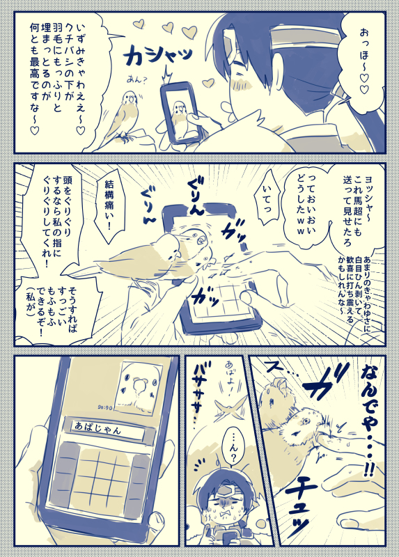 tamahamochi's tweet image. こちらが実録鳥漫画のまとめです。
載せてないのもあるな… (1/3)