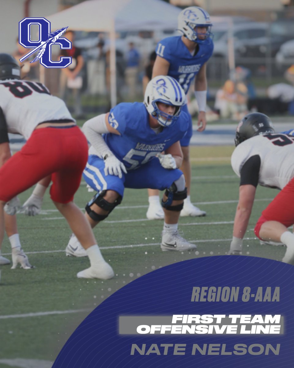OCFearTheSpear's tweet photo. Congratulations to Caiden Wood and Nate Nelson on being named to the Region 8-AAA First Team Offense!
#SpearEm https://t.co/YelffKPRW5