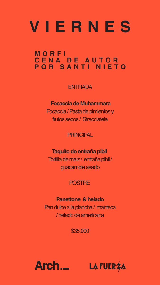 Morfi , la cenita de pasos street en Archi Güemes