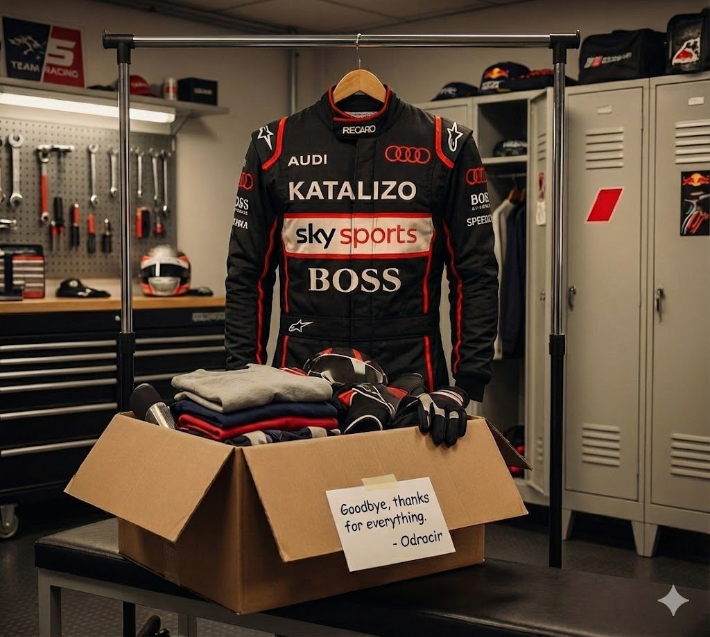 SimProjectX's tweet image. 🚨💣 BOMBAZO ABSOLUTO EN SIMPROJECTX 💣🚨

El GOAT de la competición, @OdracirPV, DEJA AUDI y queda AGENTE LIBRE de cara al Split 4.

Una decisión INESPERADA que sacude el paddock y cambia por completo el mercado.

Todos miran… ¿quién dará el primer paso? 👀🔥

#SimProjectX