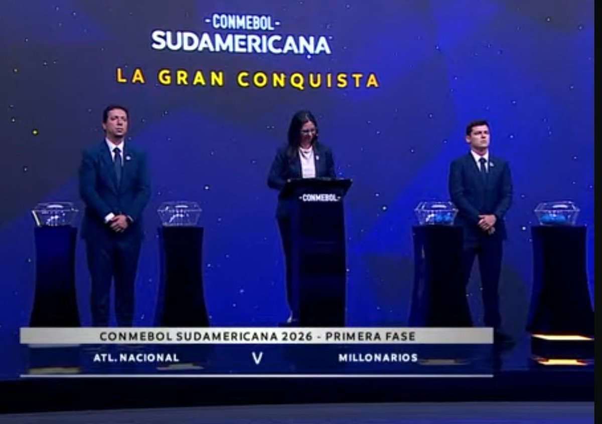 Se sabía, estaba escrito en la Biblia
Playoffs Copa Sudamericana 2026

Atlético Nacional vs. Millonarios
Estadio: Atanasio Girardot
Jueves 5 de marzo - 7:45 pm
Arbitro: Carlos el Ladrón Betancur
Asistente: Pipe Bandido
Var: Imer Manchado
📺 DirecTV