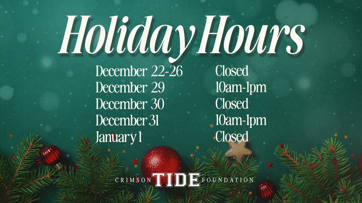 Crimson Tide Foundation tweet media