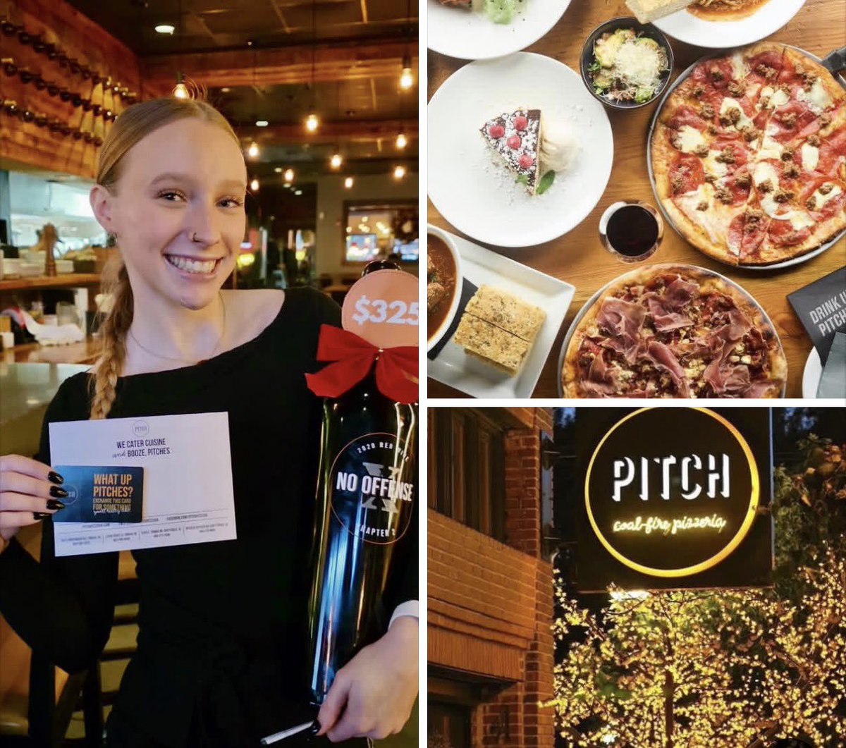 Buy a $100 gift card and receive a $25 card free! 20% Off Pitch Wines! In stores and online at pitchpizzeria.com/products/gift-…