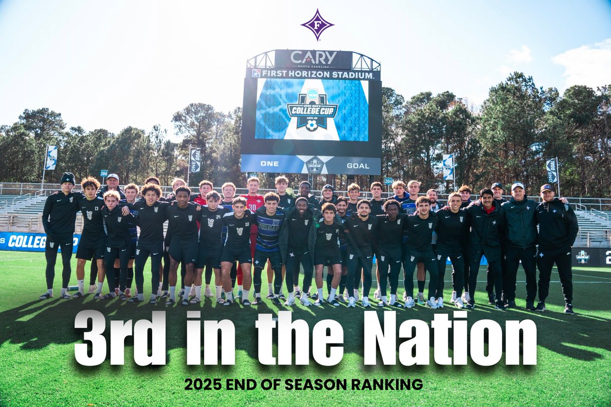 Your Paladins finished Top 3 in Top Drawer Soccer and United Soccer Coaches’ National Rankings! What a season!

#FUAllTheTime