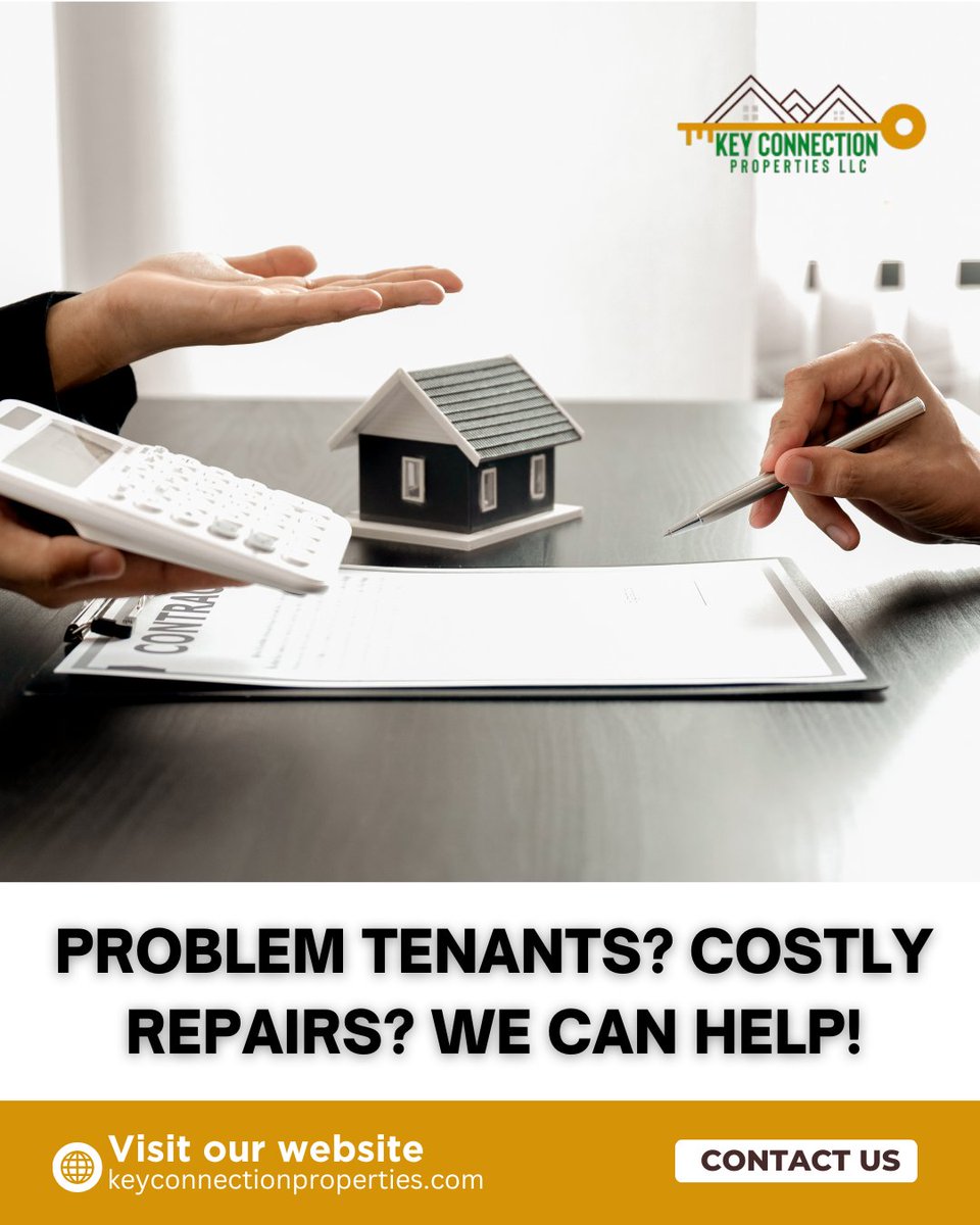ConnectTheKeys's tweet photo. Problem Tenants? Costly Repairs? We Can Help!

Managing a rental property can quickly become overwhelming when tenant issues pile up, repairs never seem to end, and expenses cut into your profits.

Visit https://t.co/mNX2XseHfd

𝐅𝐨𝐥𝐥𝐨𝐰 𝐔𝐬👉: @keyconnectionproperties https://t.co/03xLpUO4ll
