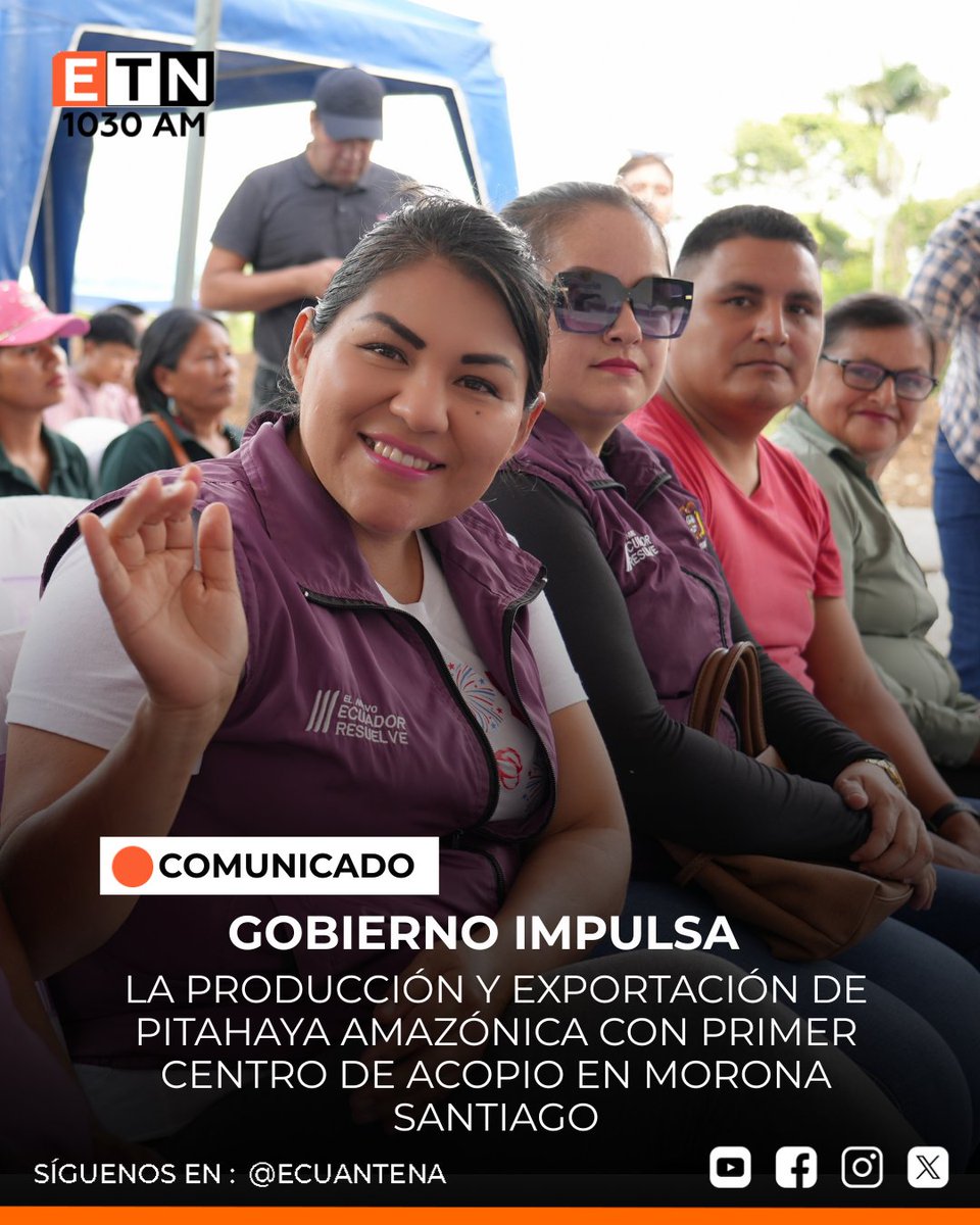 🟠Con el liderazgo del presidente Daniel Noboa, el Gobierno del Nuevo Ecuador fortalece la producción agrícola en la Amazonía con la construcción del primer Centro de Acopio y Distribución de pitahaya en la parroquia Arapicos, cantón Palora, provincia de Morona Santiago. Esta