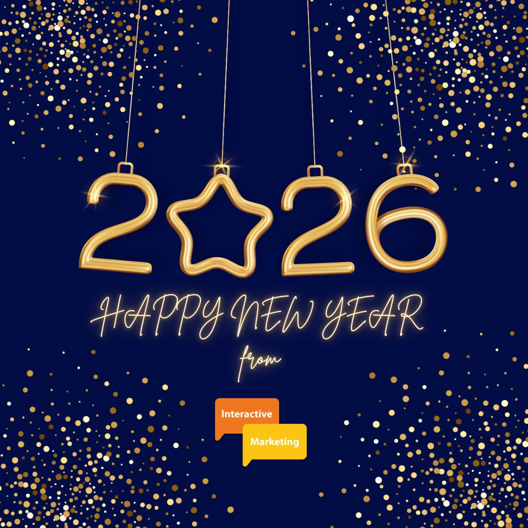 IM_Socials's tweet image. 2026! We’re happy to see you!🤩

We hope you had a wonderful Christmas &amp;amp; New Year, Interactive Marketing is now open for 2026!

Happy New Year!🥂✨