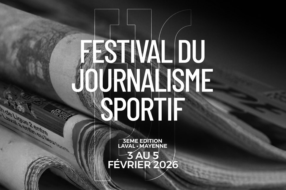[FESTIVAL] Du 3 au 5 février, Laval accueillera la 3e édition du Festival du Journalisme Sportif. Entre rencontres, projections et débats, l'événement s’impose comme un laboratoire de transmission et de partage. 
👉 Programme et réservations ici : festivaljs.fr/programme