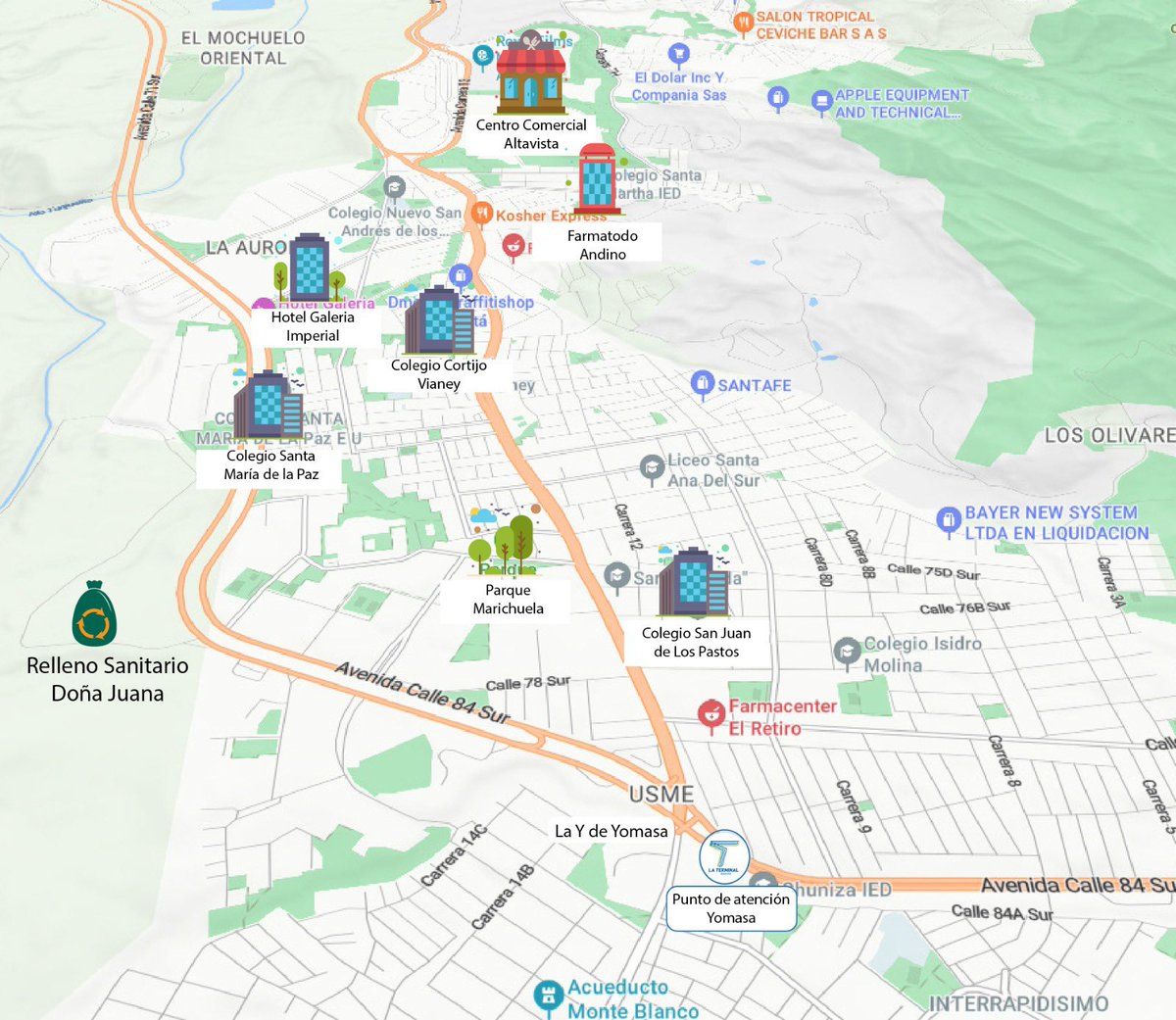 📍 Desde La <a href="/TerminalBogota/">Terminal de Transporte de Bogotá</a> te invitamos a conocer el punto habilitado para la salida de buses legales hacia los Llanos Orientales en Yomasa (Usme).

🧵👇🏻