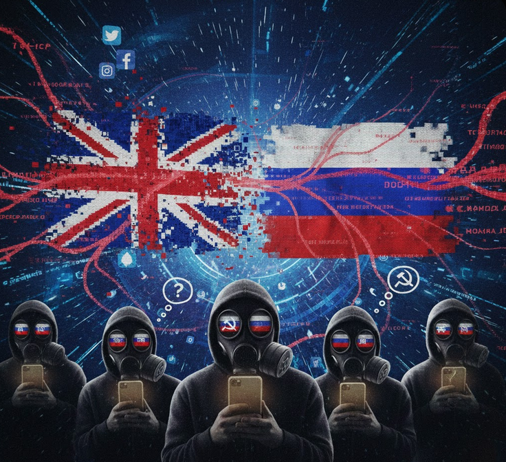 ObsDelphi's tweet image. 🇬🇧🇷🇺Le Royaume-Uni affronte la même 5ème colonne que nous.

Les soi-disant « patriotes » sont prêts à accepter toute attaque russe contre leur pays sans broncher. C'est le résultat d'années de propagande russe sur nos réseaux sociaux.

La guerre informationnelle est un enjeu plus…