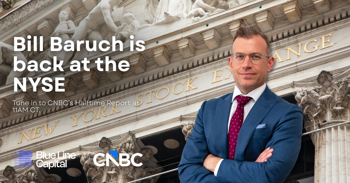 Blue_Line_Cap's tweet image. Returning to the desk, @bill_baruch is back at the NYSE for the CNBC Halftime Report for the hour. Can Micron earnings soothe tech fears? CPI data and more. Tune in!