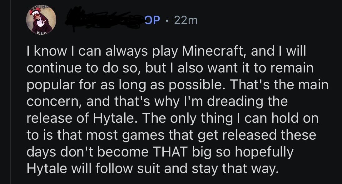 Simon_Hypixel's tweet image. Oh no, trillion dollar company has a tiny bit of « competition » that is going in a completely different direction! 

How dare Hytale is working on a passion project, how will my trillion dollar company pay their shareholders!

FYI I have a lot of Microsoft stocks, do they? 😅…