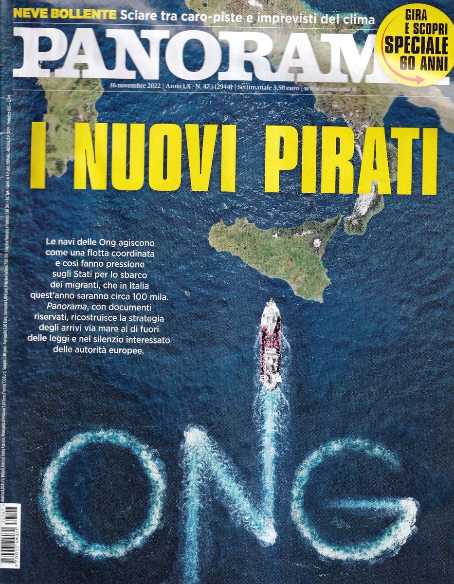 scandura's tweet image. ⛔️ "I nuovi pirati". Il tribunale⚖️ di Milano ha condannato Maurizio Belpietro per diffamazione aggravata alle ONG. Risarcimenti per 67mila euro💰: 60mila euro da ripartire alle ONG di mare Open Arms, Emergency, Sea Watch, Sos Mediterranee e Louise Michel; 7mila euro ad AOI Rete…