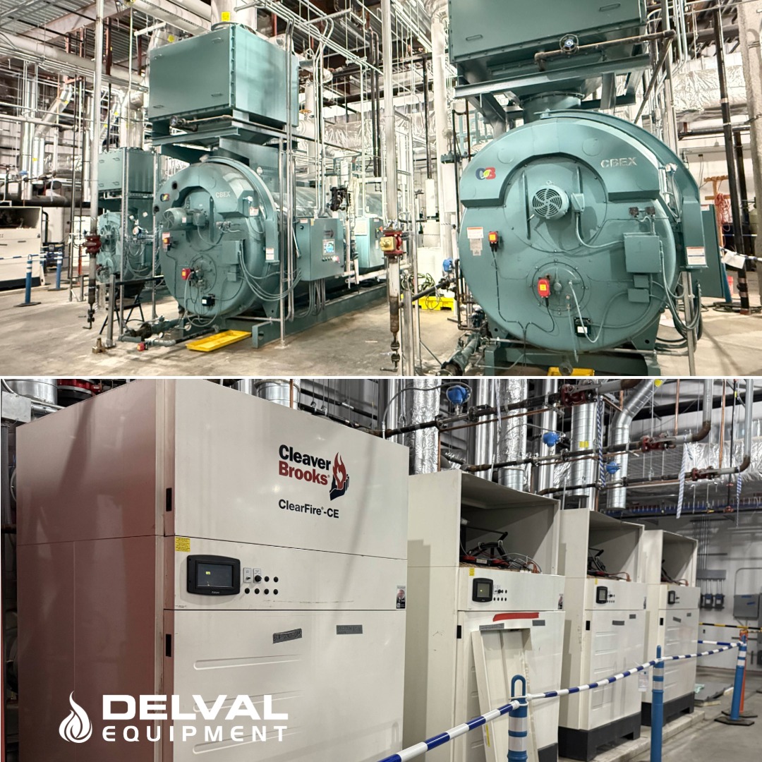 DelvalEquipment's tweet photo. This new manufacturing facility in Philadelphia includes four @cleaverbrooks condensing hydronic boilers, two 350 BHP steam boilers, one 150 BHP steam boiler, a duotank deaerator, and various ancillary equipment.

#delvalequipment #cleaverbrooks #boilers #philadelphia https://t.co/SUFXuhjW8F