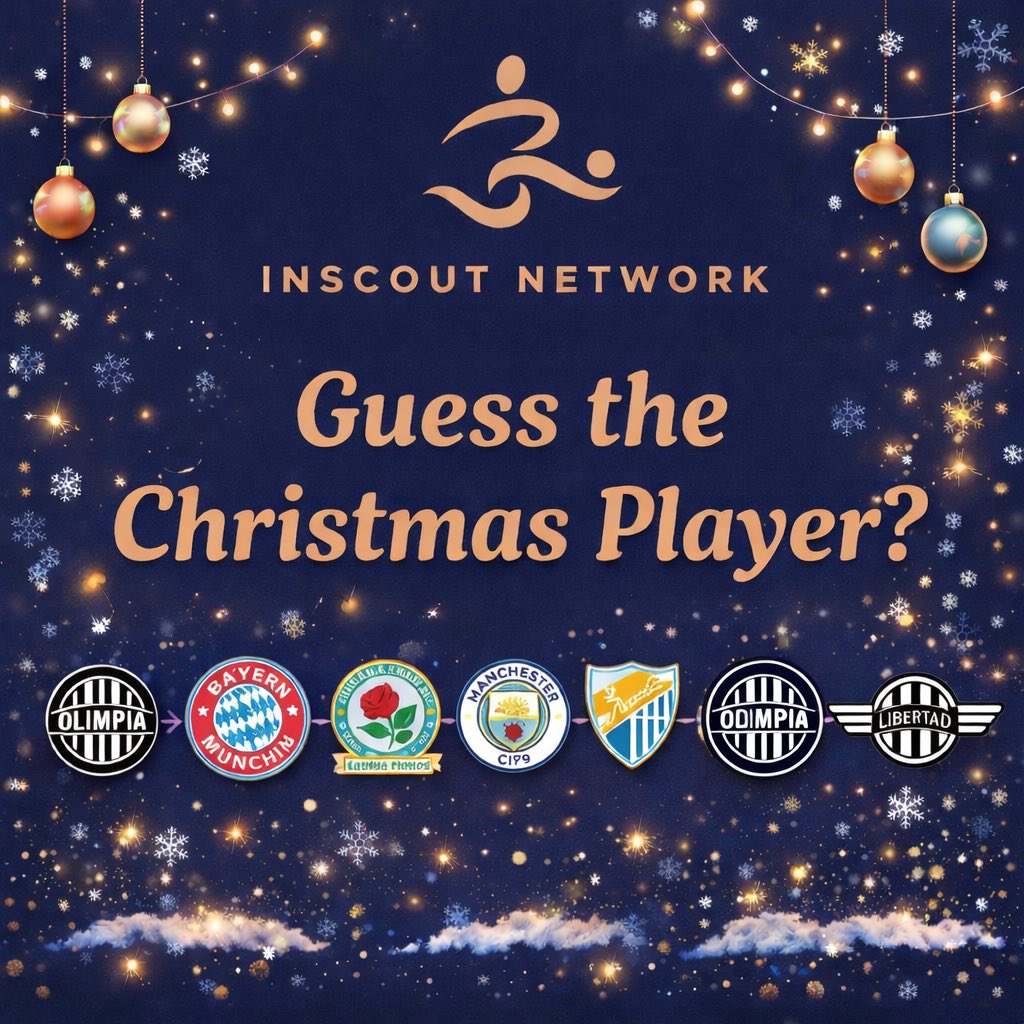 InScoutNet's tweet photo. Guess the player!

#GuessThePlayer #ChristmasChallenge #FootballFun #FestiveFooty #InscoutNetwork #PremierLeague #ArsenalFC #ManchesterCity #Palmeiras #FootballChristmas #SoccerChallenge #HolidayVibes #ChristmasPost #FootballFans #FootyFun #GuessTheFootballer #FootballCommunity #FootballTrivia #FutebolNatal #PremierLeagueFun #InstaFootball #FootballEdits #SportsQuiz #ChristmasGames #FestiveChallenge #SoccerSeason #XmasChallenge #HolidayFun #DecemberVibes