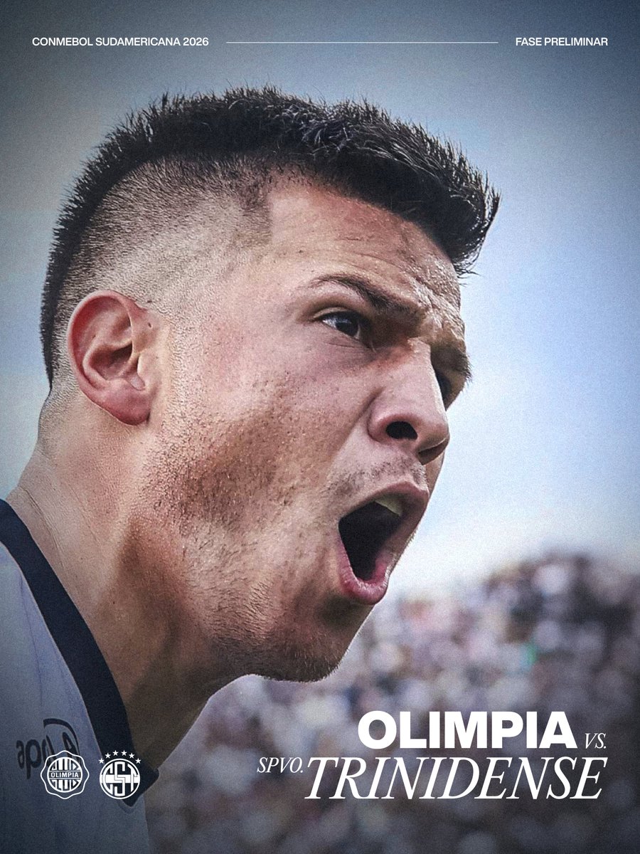✅️ 𝐑𝐢𝐯𝐚𝐥 𝐜𝐨𝐧𝐟𝐢𝐫𝐦𝐚𝐝𝐨.

Sportivo Trinidense será nuestro adversario en la fase preliminar de la Copa CONMEBOL <a href="/Sudamericana/">CONMEBOL Sudamericana</a> 2026.

¡Vamos con todo, Decano!

🤍🖤🤍