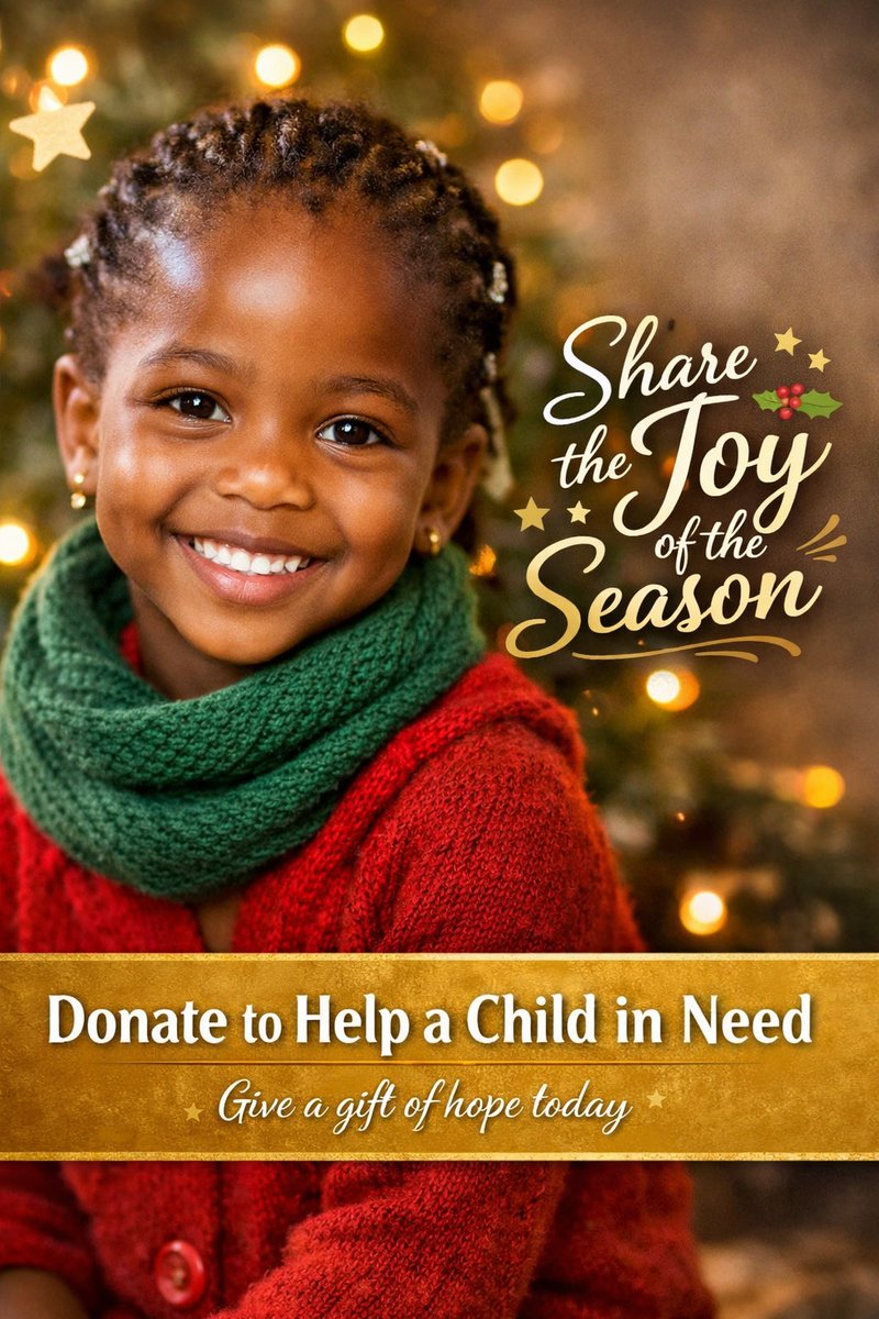 Hope_AidOrg's tweet image. Compliments of the Season from Hope Aid Organisation 🎄✨

As the year draws to a close, we are reminded that kindness, compassion, and solidarity matter more than ever. This season, we encourage everyone to extend love and care to all.

#GiveHopeToAChid
#SeasonOfGiving