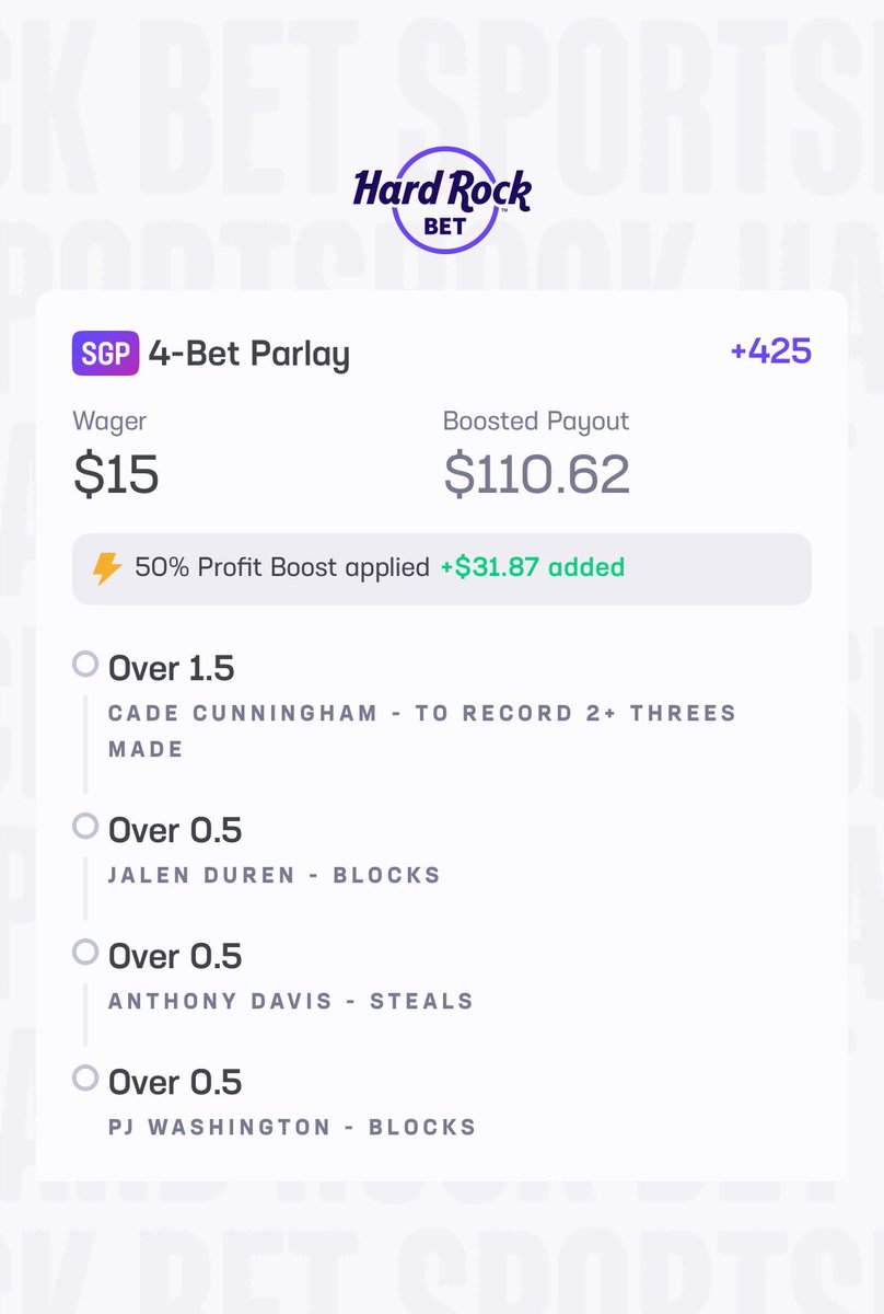 Profoster's tweet image. Check out this bet I placed on Hard Rock Bet! share.hardrock.bet/Pt0T/bet?deep_…