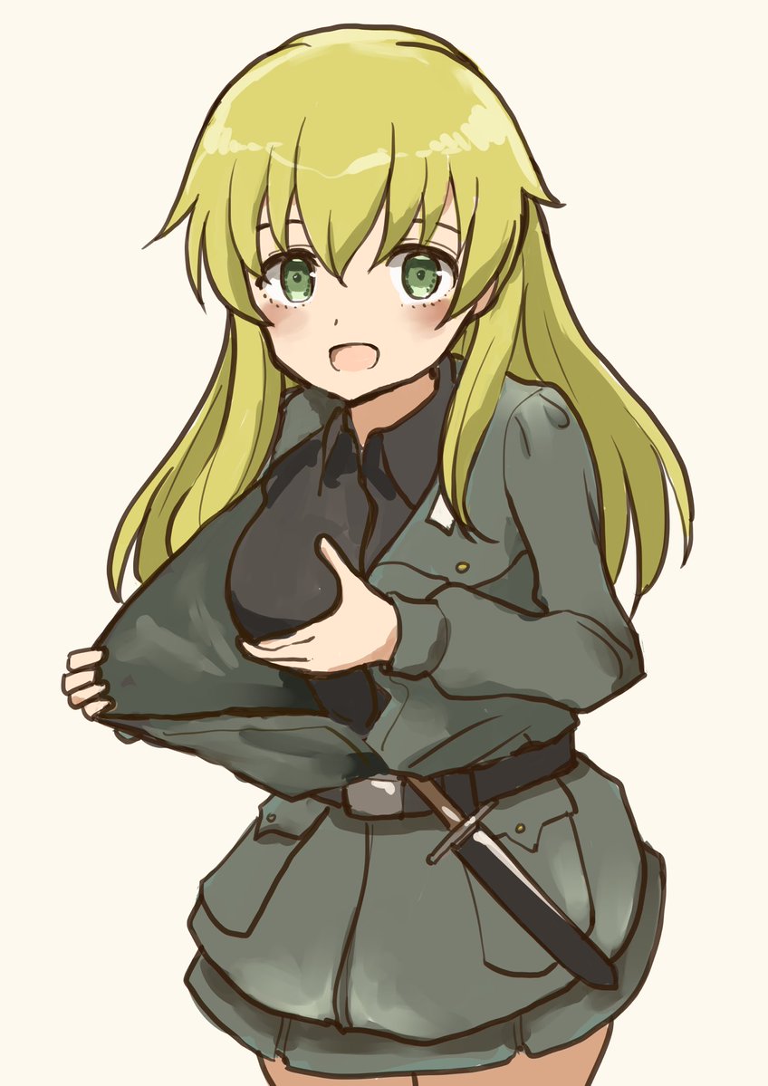 #カルパッチョ生誕祭 #garupan
冬でも戦車の中は暑いカルパッチョ(もちろん自走砲も暑い) 