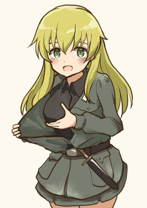 #カルパッチョ生誕祭 #garupan
冬でも戦車の中は暑いカルパッチョ(もちろん自走砲も暑い) 