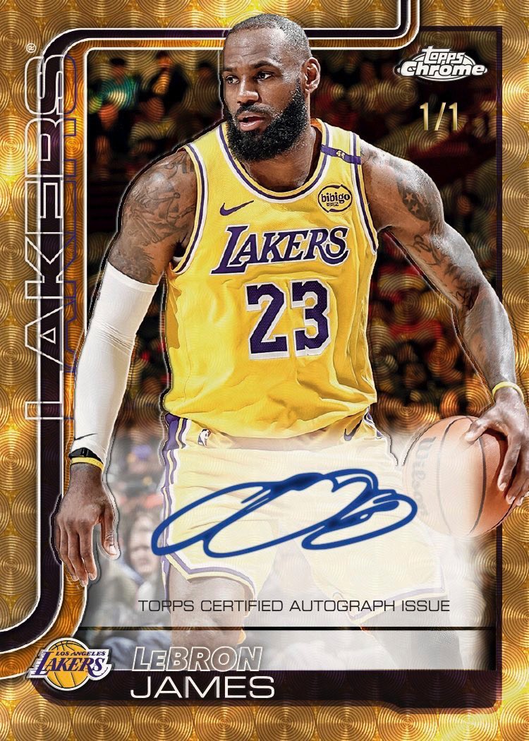 dacardworld's tweet image. 🚨We're paying $500,000 for the LeBron James 1/1 Autographed Superfractor out of 2025/26 @topps chrome basketball 🚨