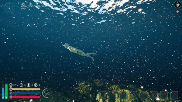 Underwater Swimming: Players can now swim under-water and explore the vast water bodies on #Earth2 . Characters must monitor their air meter carefully and return to the surface before it depletes
