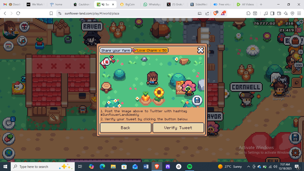 #SunflowerLandWeekly