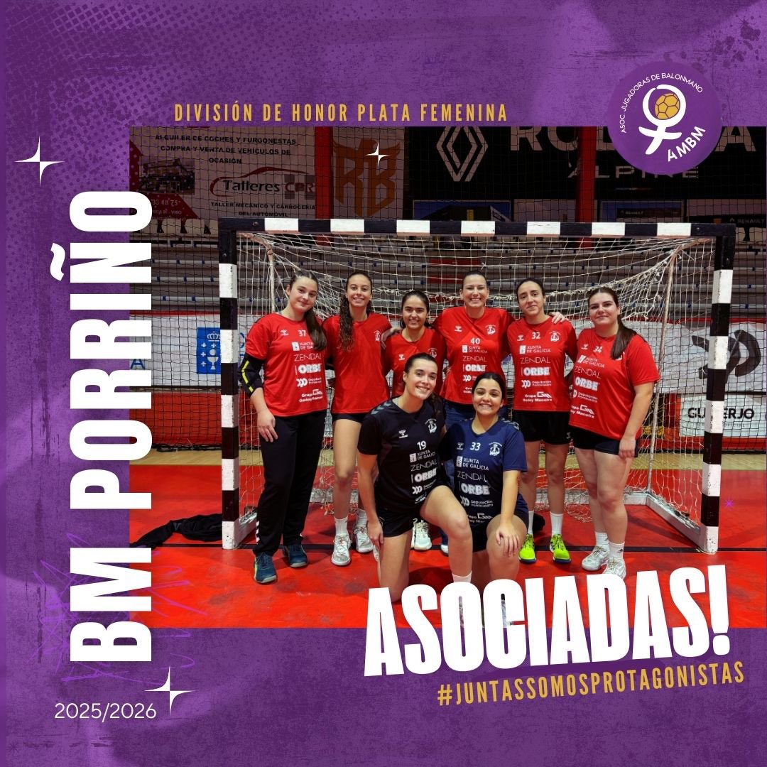 💥ASOCIADAS 25-26💥

🤩Muy contentas de anunciar que este club se suma a la AMBM por partida doble: @bmporrino de DHP también se une siendo el 1º de esta categoría esta temporada. Ojalá sean muchos más!

💪🏼¡Gracias por vuestro apoyo y colaboración!
💜 #JuntasSomosProtagonistas