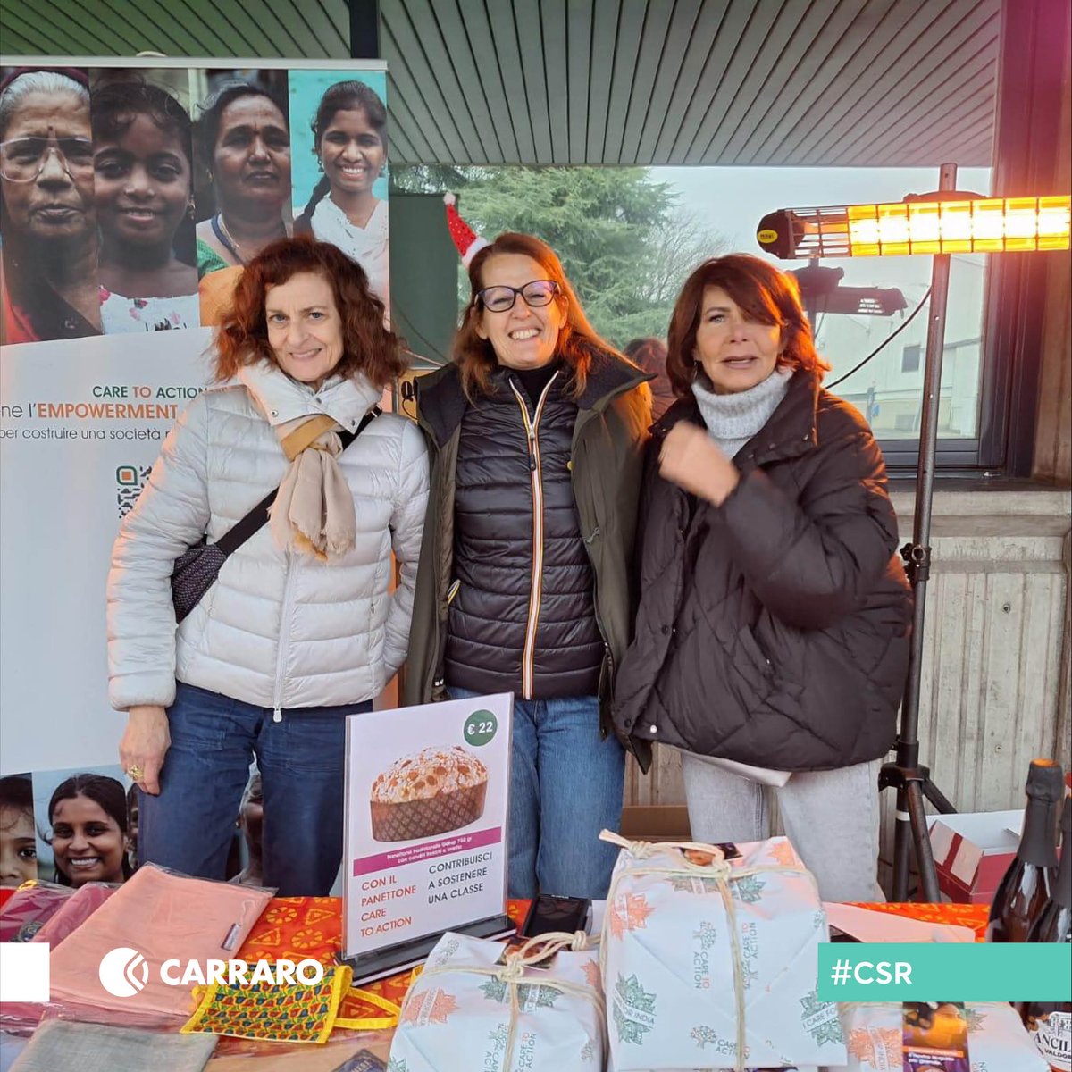 Over €1,000 raised in 3 hours at our HQ for Care To Action. This result confirms our social commitment and the power of collaboration. Together towards a 2026 dedicated to solidarity. 🤝✨ #Carraro #WeAreCarraro #SocialImpact