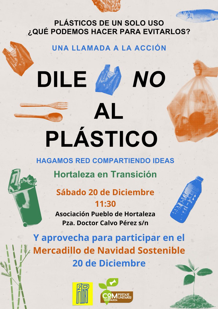 CompostajeHtz's tweet image. 🫴🏼 Esta tarde de 18 a 20h tenemos el último turno de recogida de objetos para el mercadillo
🏷️ Este sábado ven al mercadillo y además disfruta de unas ricas castañas asadas 🌰 y de compost 🪱 
♻️¿Y quieres reducir tu consumo de plástico? ¡Vente al taller de las 11:30!