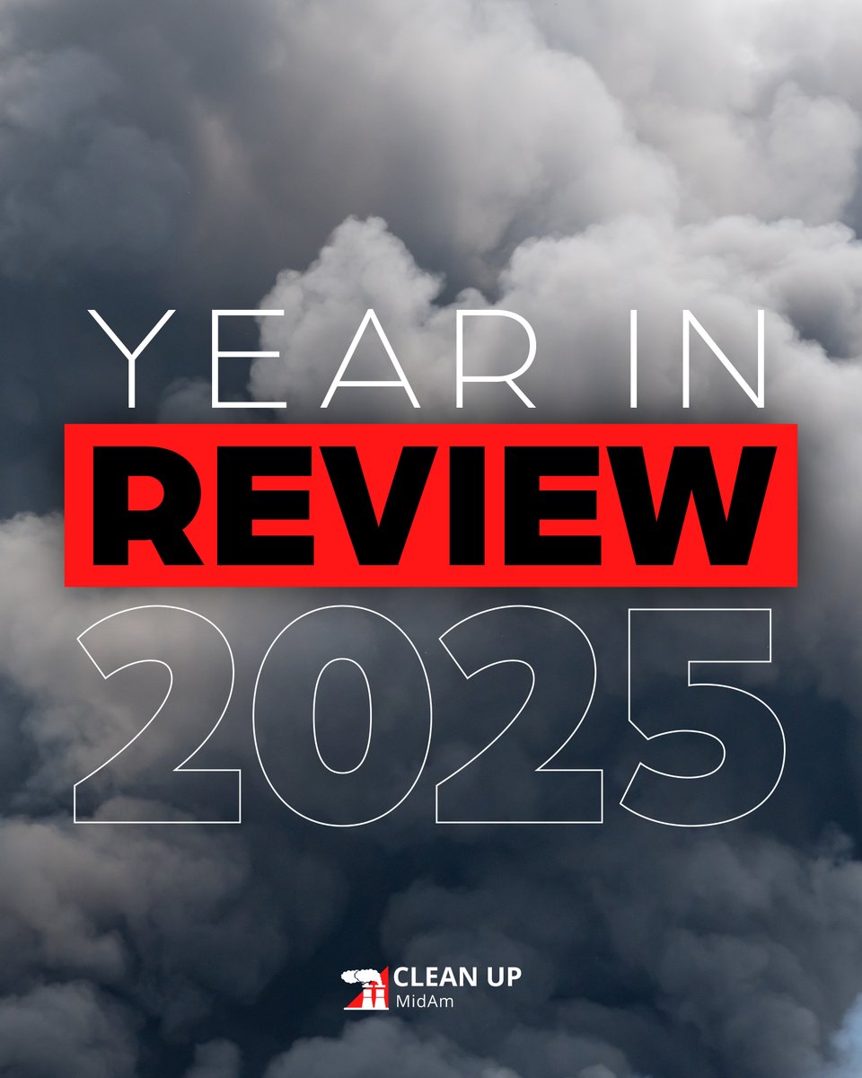 CleanUpMidAm's tweet image. 2025 was another milestone year for Clean Up MidAm, and we’re deeply grateful to every coalition member who helped make it possible.

Our documentary, Iowa’s Dirty Secret, exposed the true cost of MidAmerican’s coal plants through sold-out screenings across the state. After…