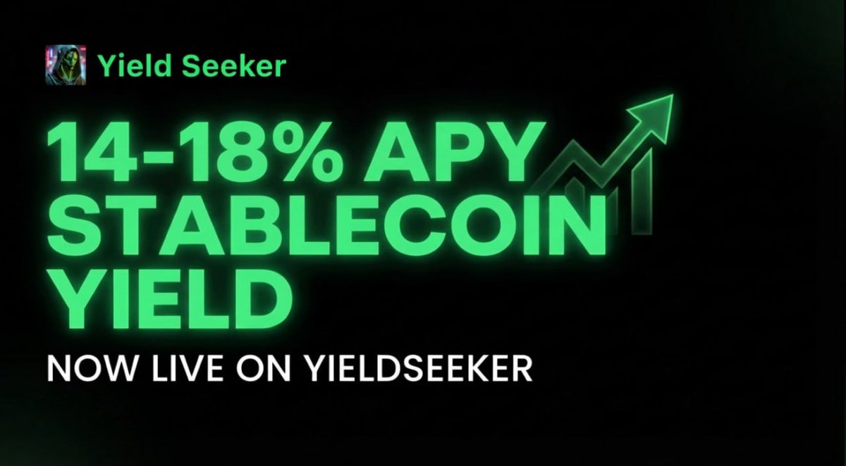 yieldseekerxyz's tweet image. Christmas has come early! 🎁

14-18% stablecoin Yield is now LIVE on Yieldseeker 🚀

We’ve worked with @merkl_xyz to bring you a massive Boosted APY on your USDC this month

No volatile tokens - real yield in real USDC!

Here's how to claim your boost 👇