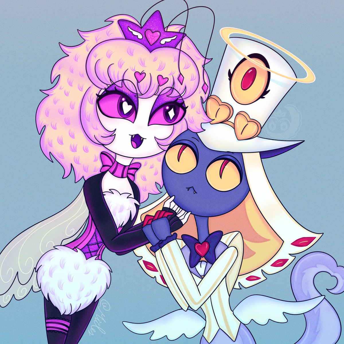 Miiles0001's tweet photo. El angel más lindo del cielo 🐍🪽💕

#SirPentious #HazbinHotel #HazbinHotelSirPentious https://t.co/9HZM1vd1gC