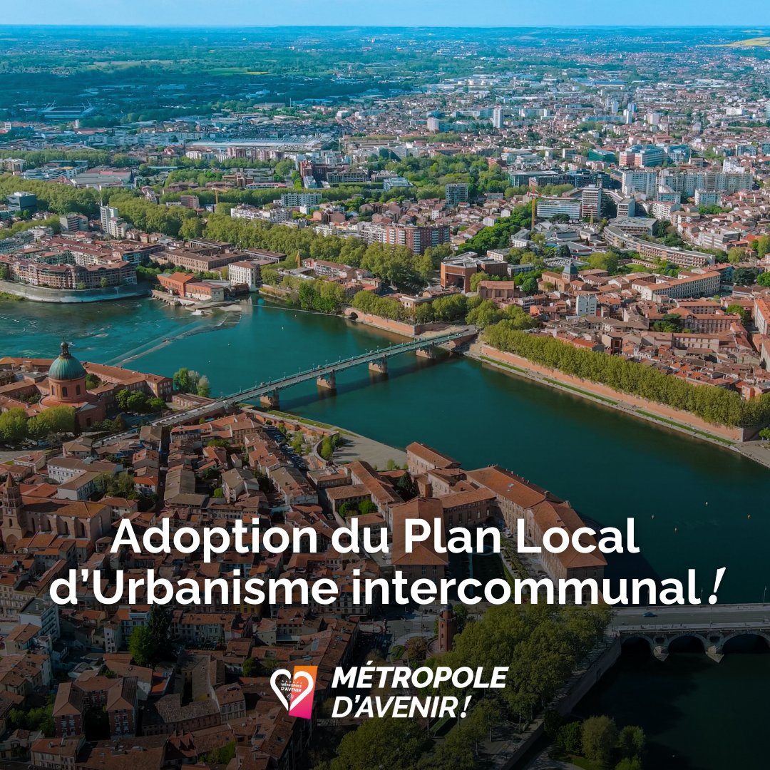 metrop_davenir's tweet photo. @Toulouse @jlmoudenc @JLM_Toulouse [#ConseilTM] Après une large concertation, une enquête publique et des avis favorables, @Toulouse Métropole adopte le nouveau PLU-iH, un cadre commun pour l’urbanisme, l’habitat et la transition écologique, conciliant attractivité, sobriété foncière et qualité de vie. https://t.co/AKzjjq78oX