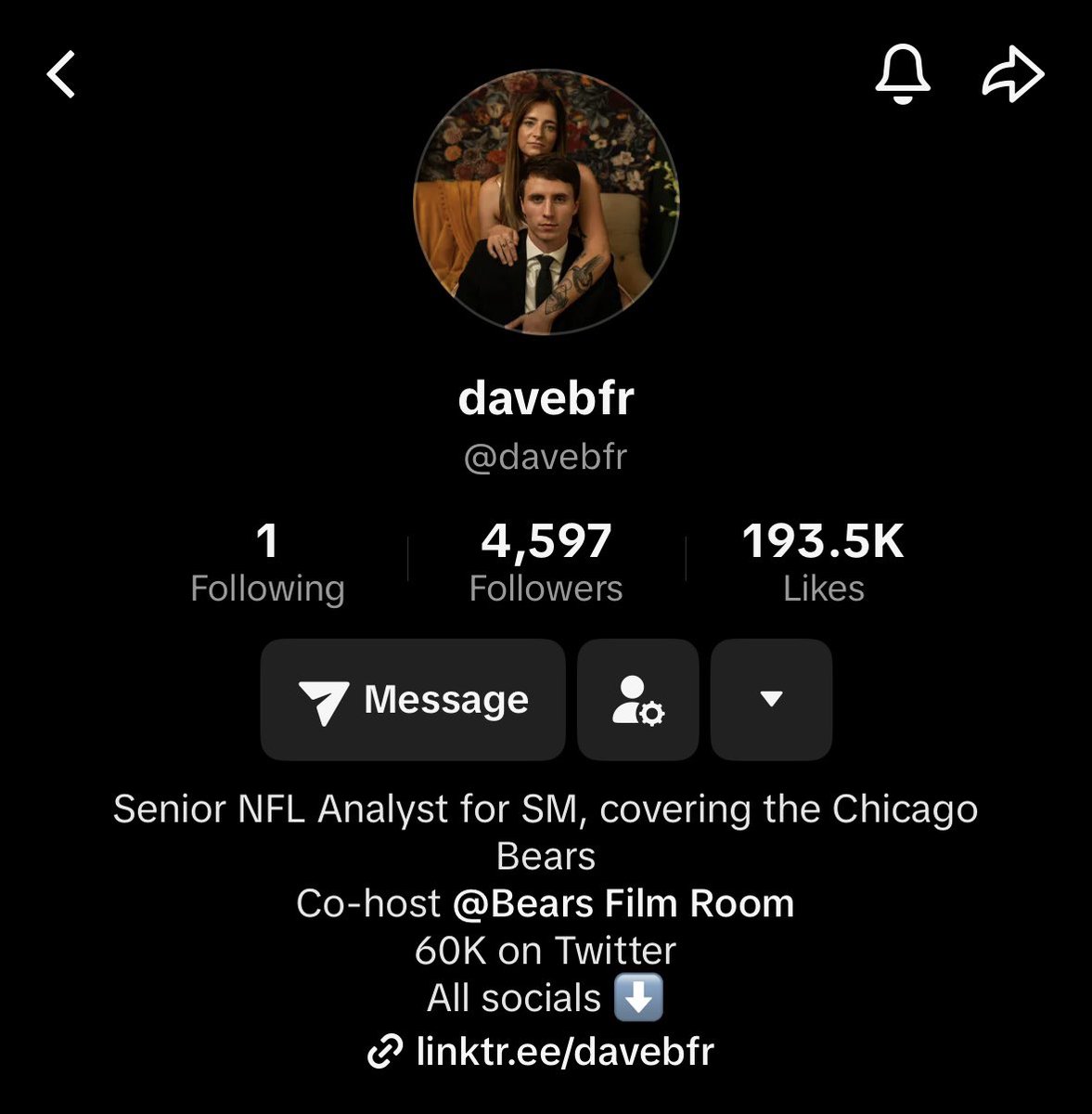 Bears DFA tweet media