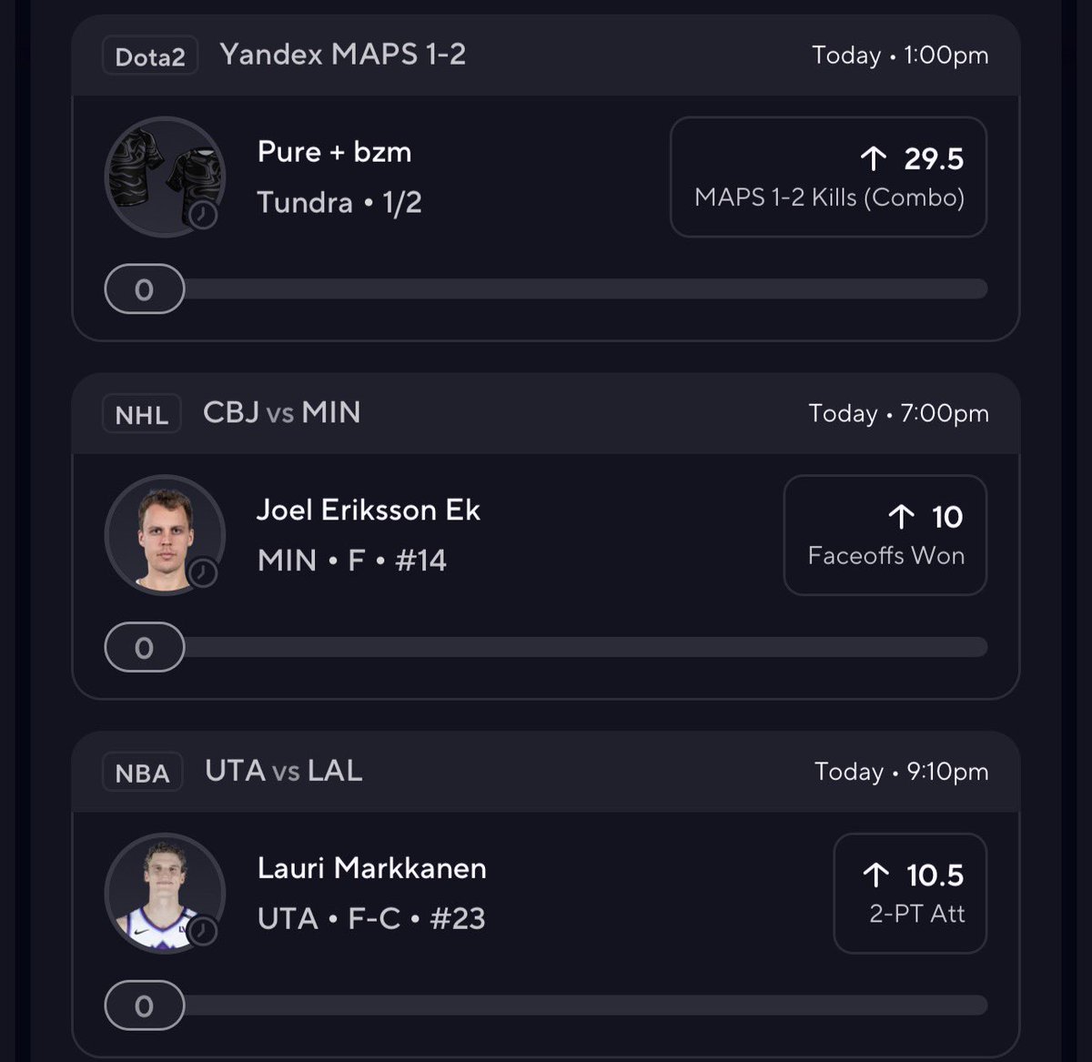 Afternoon Dota into NHL/NBA 🌪️🫡

prizepicks.onelink.me/gCQS/shareEntr…

#PrizePicks #PrizePicksGG #esports #sports #NBA #NHL #Dota2 #Gaming