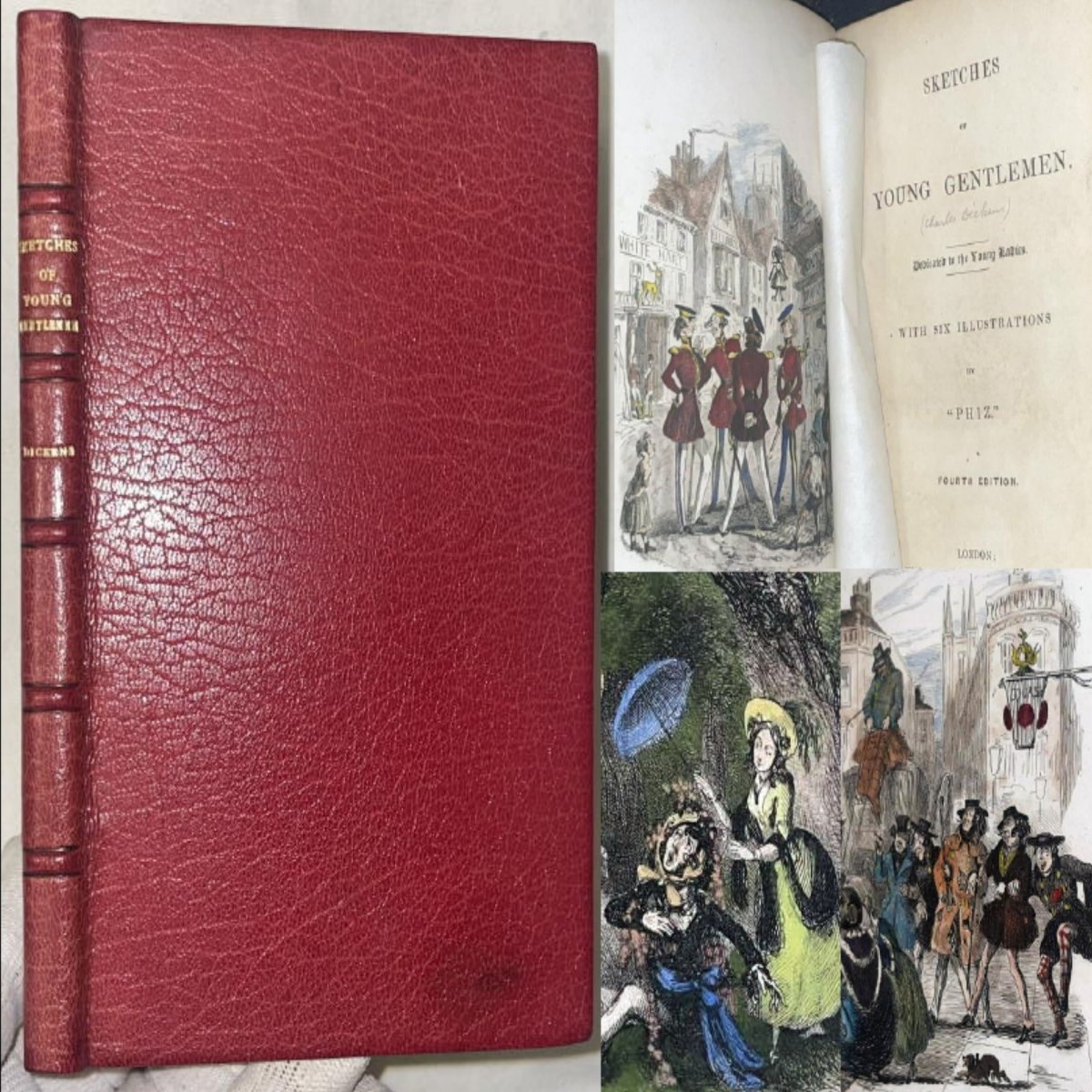 rogabooks's tweet photo. Rare 1838 Sketches of Young Ladies &amp; Gentlemen Charles Dickens. No Reserve on Ebay https://t.co/OW3813uUFN #dickens #ladies #men #humor #rarebook #bookstagram #bookshelf #fiction #shop https://t.co/FAbIKNruTr
