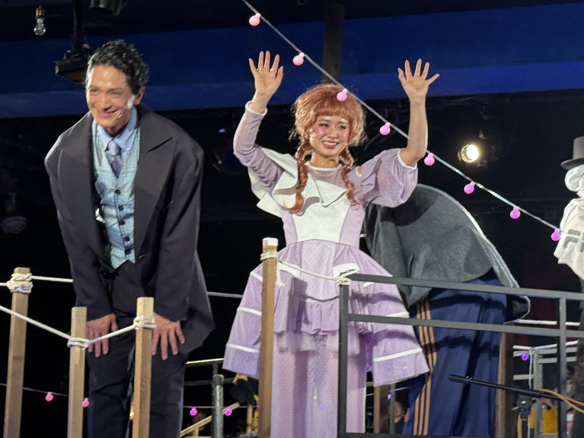 akarikobo's tweet photo. #sanmonopera2025 
#三文オペラ
#歌舞伎町の絞首台
観劇して来ました。
ももさんの歌声はいつものライブの様で、聴いてて安心感がありました🥰
隣りの夫婦が、ポリー役の人
歌声が、声量が有ってすごいね！って！
誇らしい気持ちで聞いてました。 
あらすじを予習して行ったので、無理なく観劇出来た！ https://t.co/mrJvPaz43K