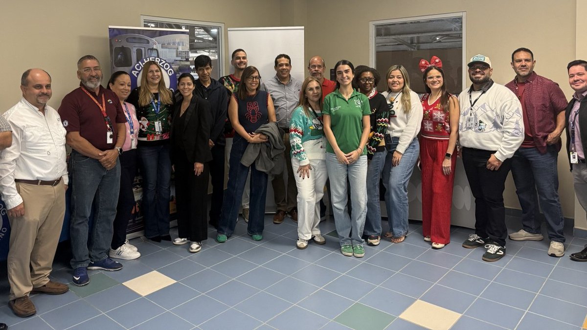 ATIDTOP's tweet image. Navidad con Propósito 🎄🤍

La Autoridad de Transporte Integrado (ATI), junto al operador del Tren Urbano ACI-Herzog, celebró una Navidad con propósito, vistiendo sus ugly sweaters y uniendo esfuerzos en una recogida de alimentos en apoyo a la fundación Come Colegial.