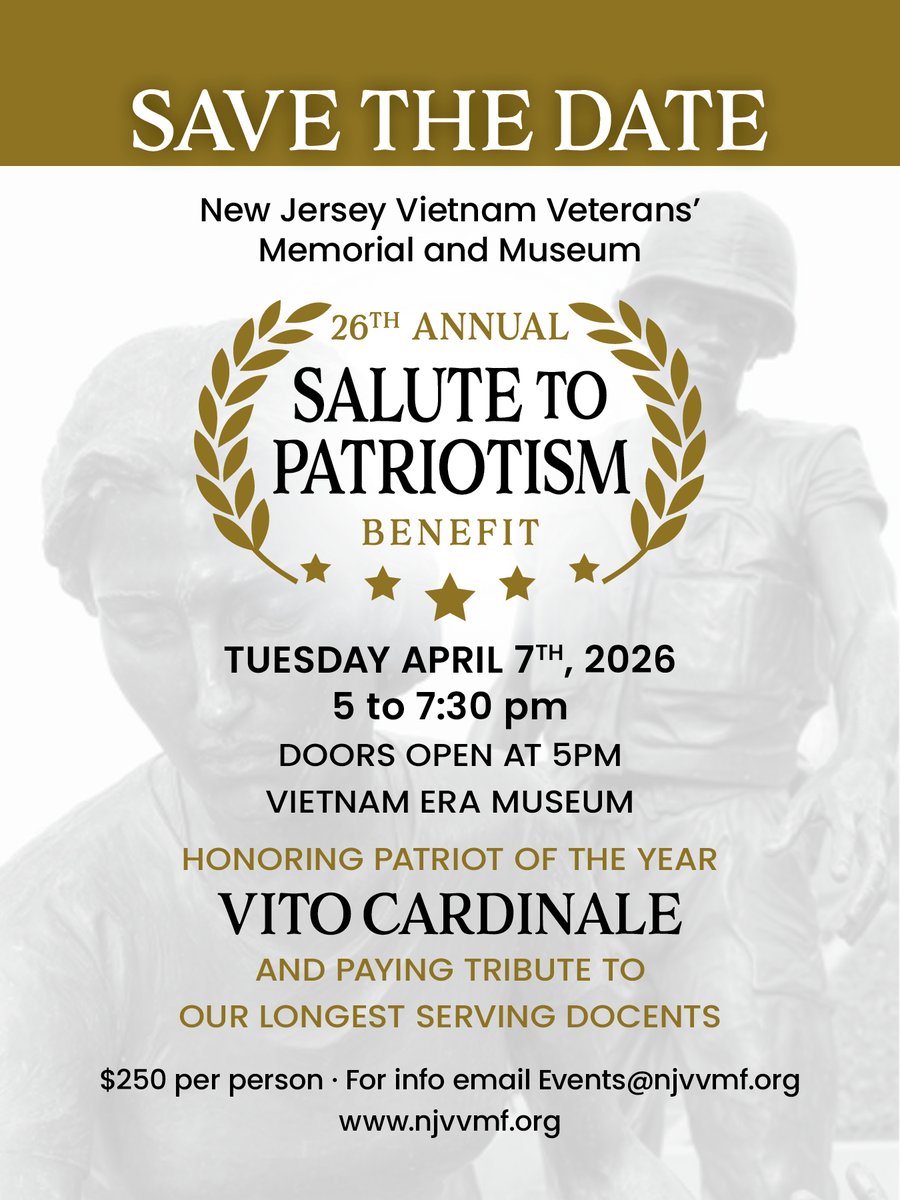 New Jersey Vietnam Veterans’ Memorial & Museum tweet media
