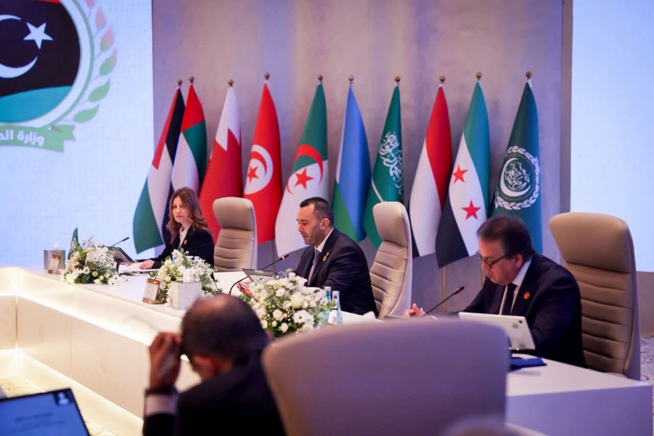 وكيل عام وزارة الصحة المكلّف بمهام الوزير محمد الغوج يفتتح أعمال الدورة العادية الـ63 لاجتماع مجلس وزراء الصحة العرب، التي تحتضنها العاصمة طرابلس بحضور وزراء الصحة العرب وممثلي الأمانة العامة لجامعة الدول العربية وعدد من الهيئات والمنظمات الصحية الدولية. 