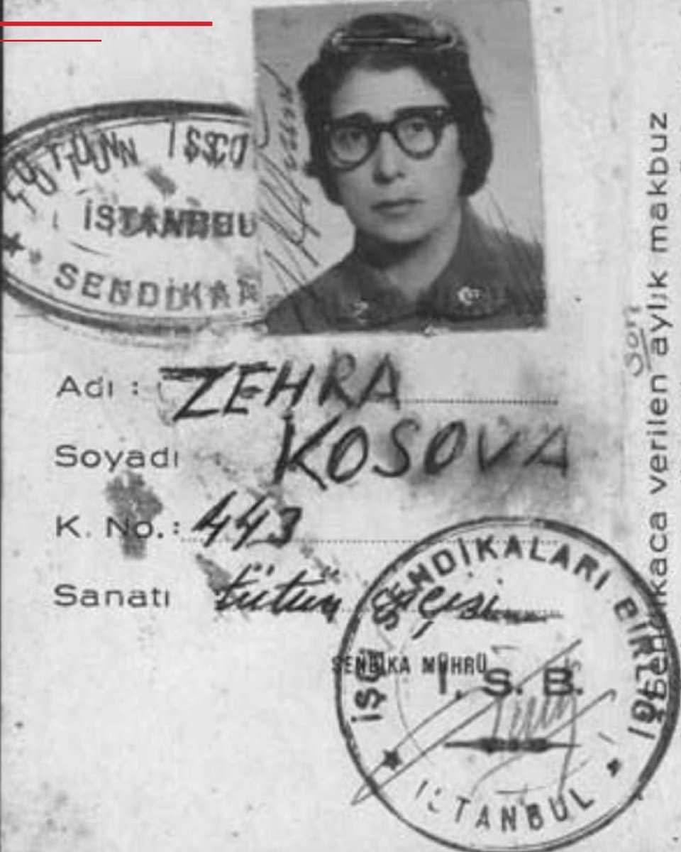 Binlere Bedeller panel dizimiz devam ediyor! 🚩

oturumda Türkiye emek mücadelesinin öncü ismi Zehra Kosova’nın mirasını, Alpaslan Savaş ve Serap Emir ile konuşuyoruz.

🗓️ 24 Aralık Çarşamba 🕒 19.30 📍 NHKM - Kadıköy (Yılmaz Güney Salonu)

Tüm dostlarımızı bekliyoruz. ✊