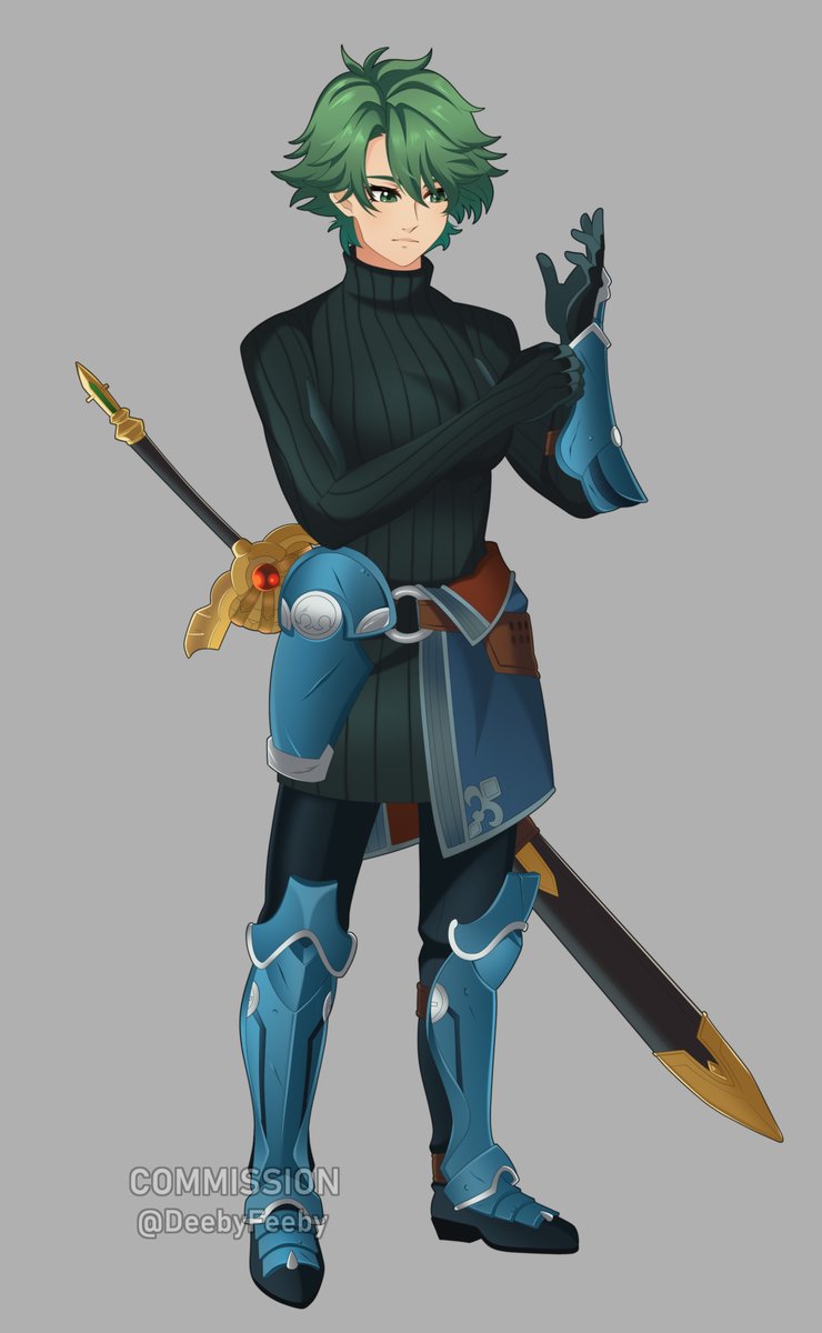 DeebyFeeby's tweet image. Fem! Alm for @/cynbiosis Thank you for your support! 💚
#FireEmblem