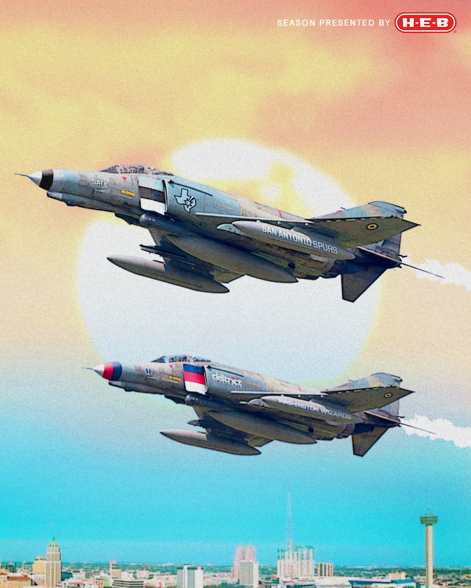 Back home tonight 🏠
🆚 @WashWizards
⏰ 7pm CT
📍 @FrostBankCenter
📺 @FanDuelSN_SW
📻 @1200WOAI, @kxtn1350
@HEB | #sponsored