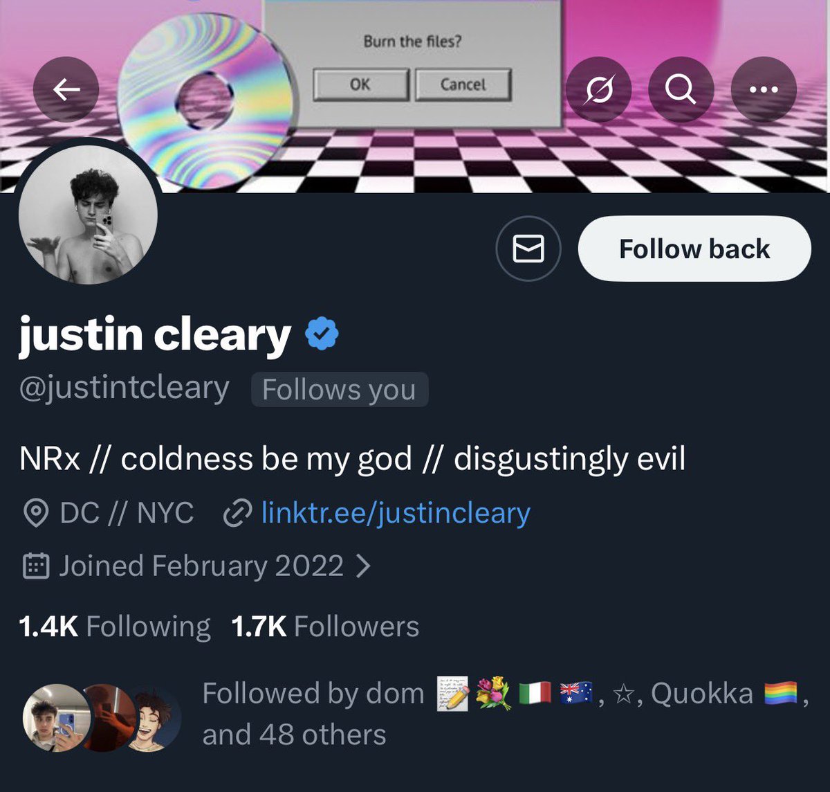 Frank tweet media